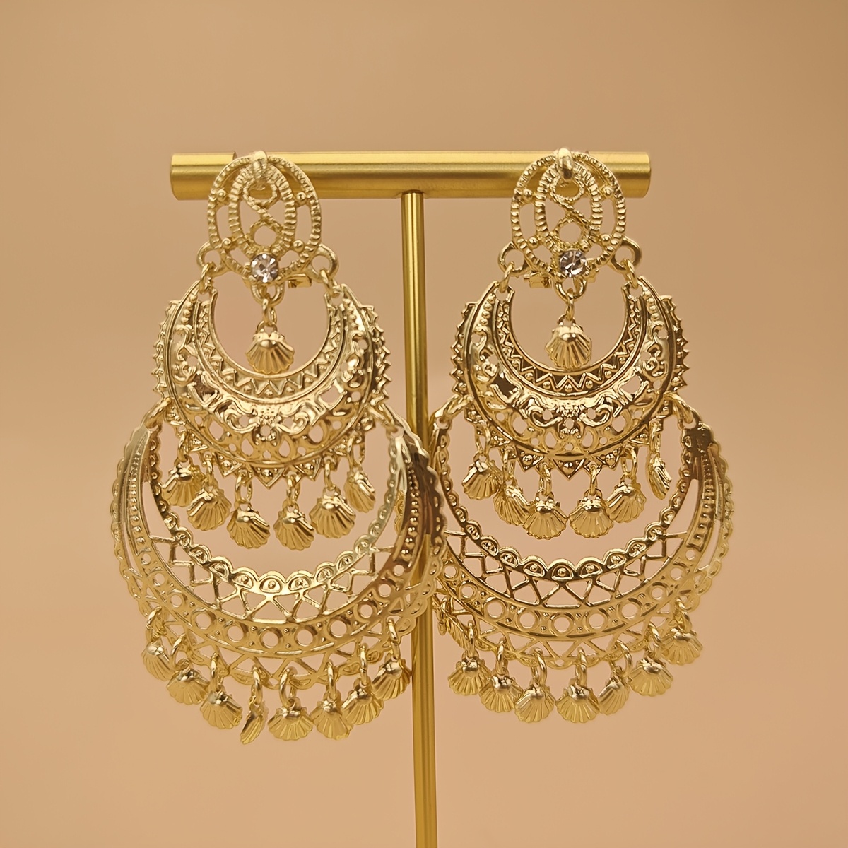 Women's Vintage Exaggerated Ethnic Style Long Drop Earrings